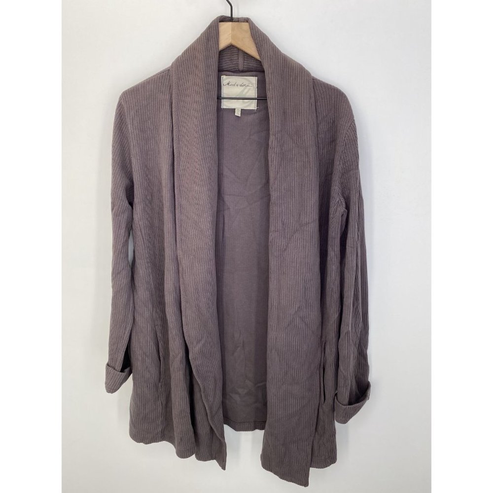 Mododoc Cardigan Long Sleeve Sweater Size Medium